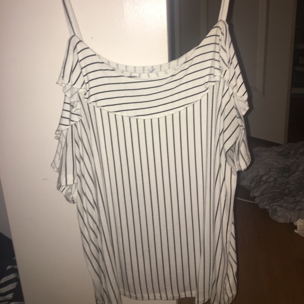 soft and sexy cold shoulder tee shirt